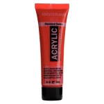 Acrylique Tube 120 ML Rouge Naphtol Moyen 396 AMSTERDAM