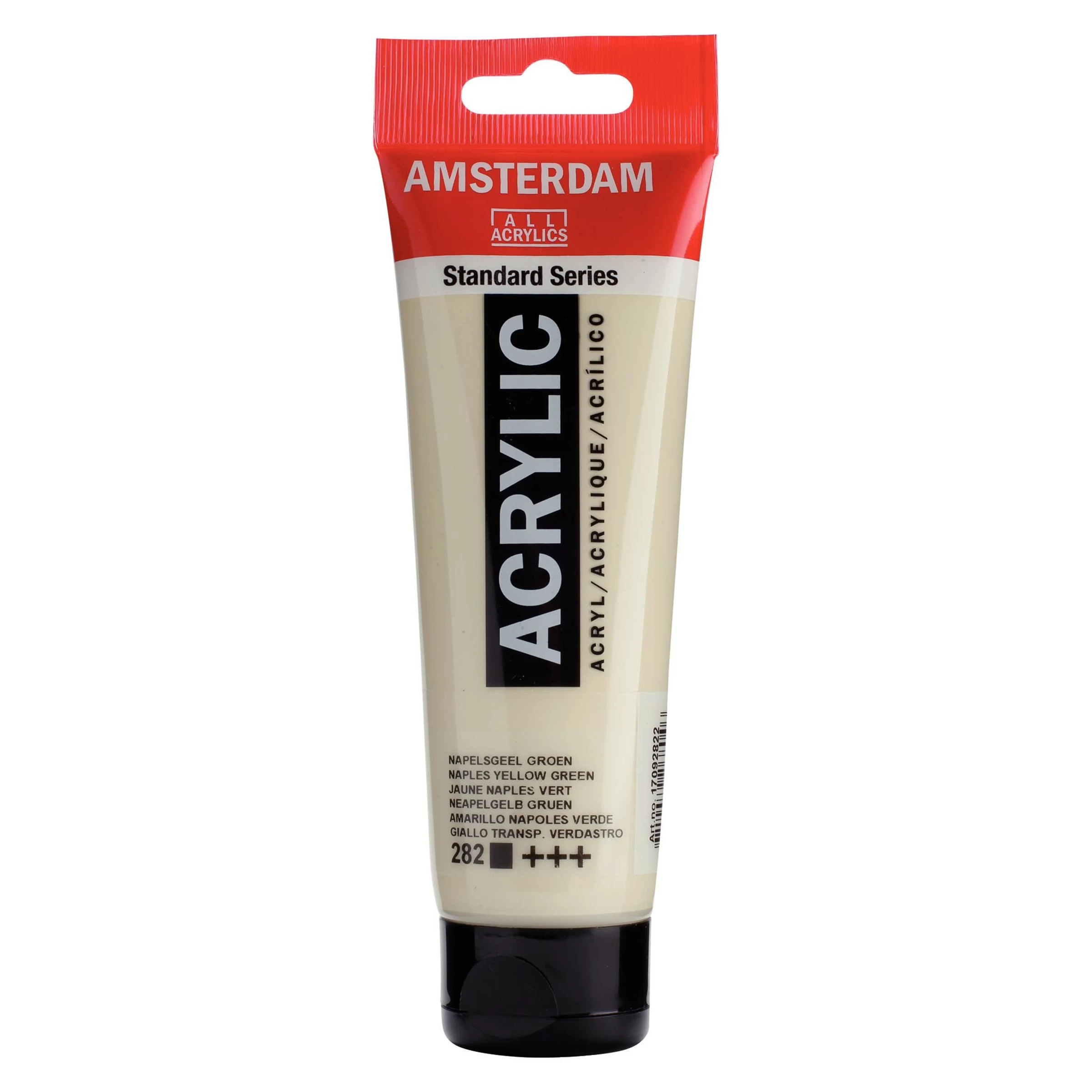 170928222 Acrylique Tube 120ML Jaune de Naples Vert 282 AMSTERDAM – Image 1