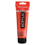 Acrylique Tube 120 ML Rouge Naphtol Clair 398 AMSTERDAM