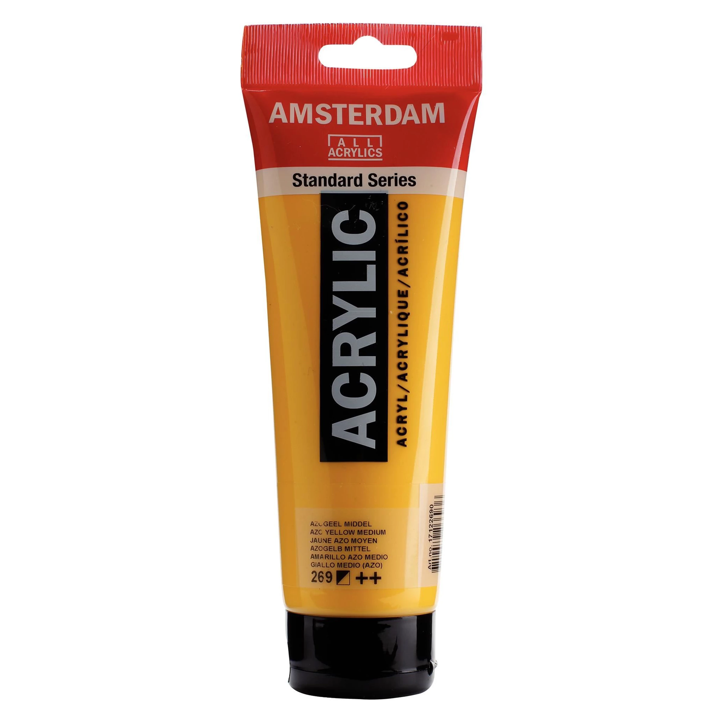 171226903 Tube Acrylique 120 ML Jaune Azo Moyen 269 AMSTERDAM – Image 1