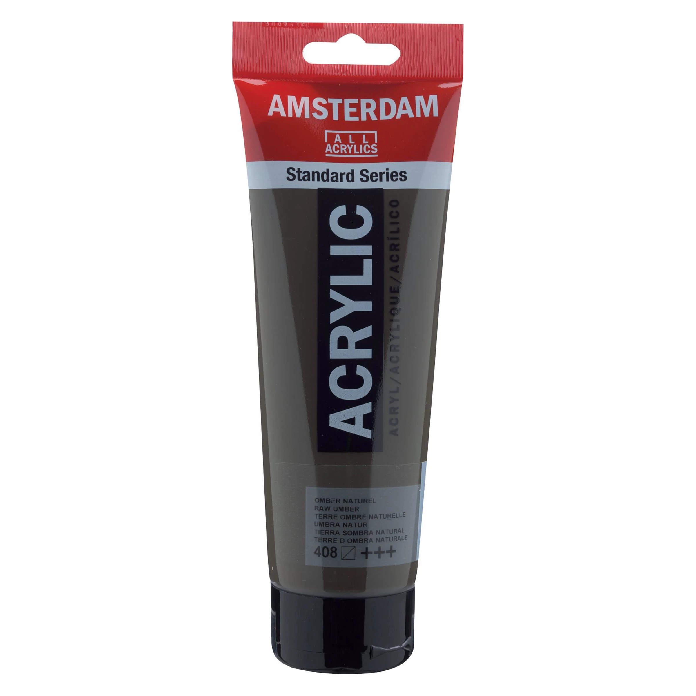 171240802 Acrylique Tube 120 ML Terre d'Ombre Naturelle 408 AMSTERDAM – Image 1