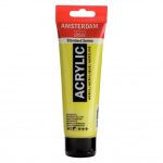 Acrylique Tube 120 ML Jaune Verdâtre 243 AMSTERDAM