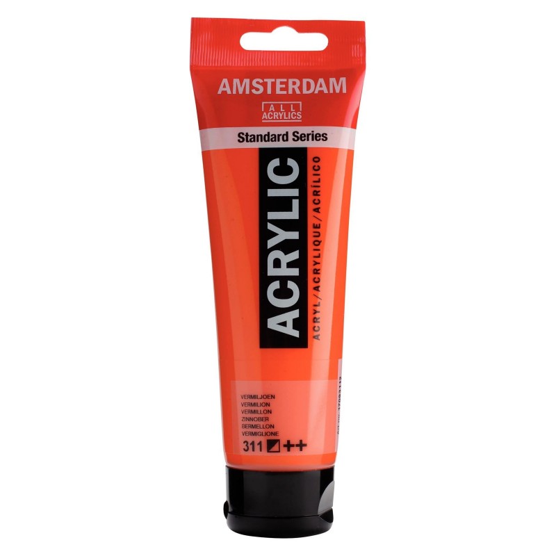 2832-thickbox_default Acrylique Tube 120 ML Vermillon 311 AMSTERDAM â Image 1