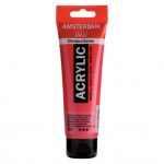 Acrylique Tube 120 ML Rouge Permanent Pourpre 348 AMSTERDAM