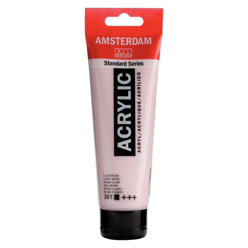 2853-thickbox_default Acrylique Tube 120 ML Rose Clair 361 AMSTERDAM – Image 1