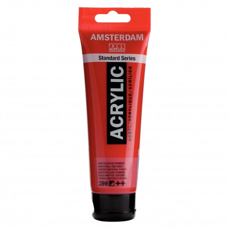 2870-large_default Acrylique Tube 120 ML Rouge Naphtol Foncé 399 AMSTERDAM – Image 1