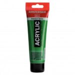 Acrylique Tube 120 ML Vert Permanent Clair 618 AMSTERDAM
