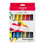 Boite de 12 Tube Acrylique 20ML AMESTERDAM