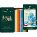 Boite Métal de 12 Crayon  Aquarellé  FABER-CASTELL