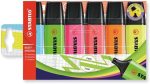Pochette de 6 Fluos STABILO