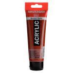 Acrylique Tube 120 ML Terre de Sienne Brûlée 411 AMSTERDAM