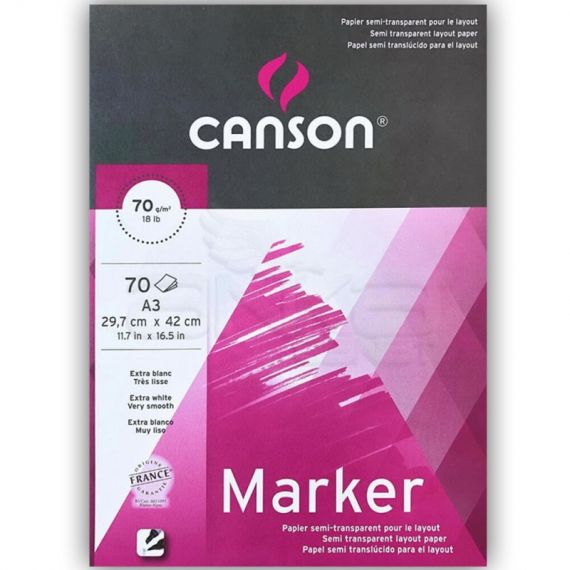 marker-layout-arts-graphiques-canson-a3-70g Album Marker Layout A3 70G- Arts Graphiques CANSON – Image 1