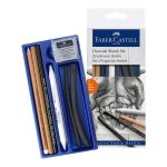 Boite Fusain & Gomme &Crayon Blanc & Crayon Noir FABER-CASTELL – Image 2