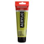 Acrylique Tube  120 ML Vert Olive Clair 621 AMSTERDAM