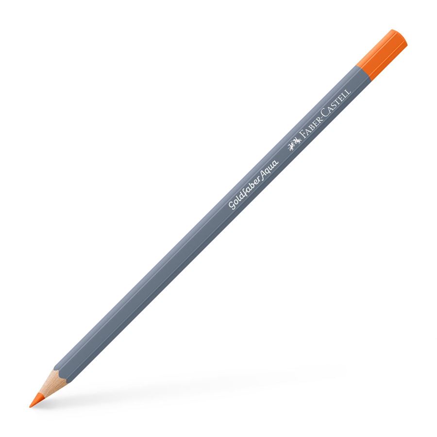 115 orange cadmium foncé Crayon Goldfaber Aqua 115 orange cadmium foncé FABER-CASTELL – Image 1