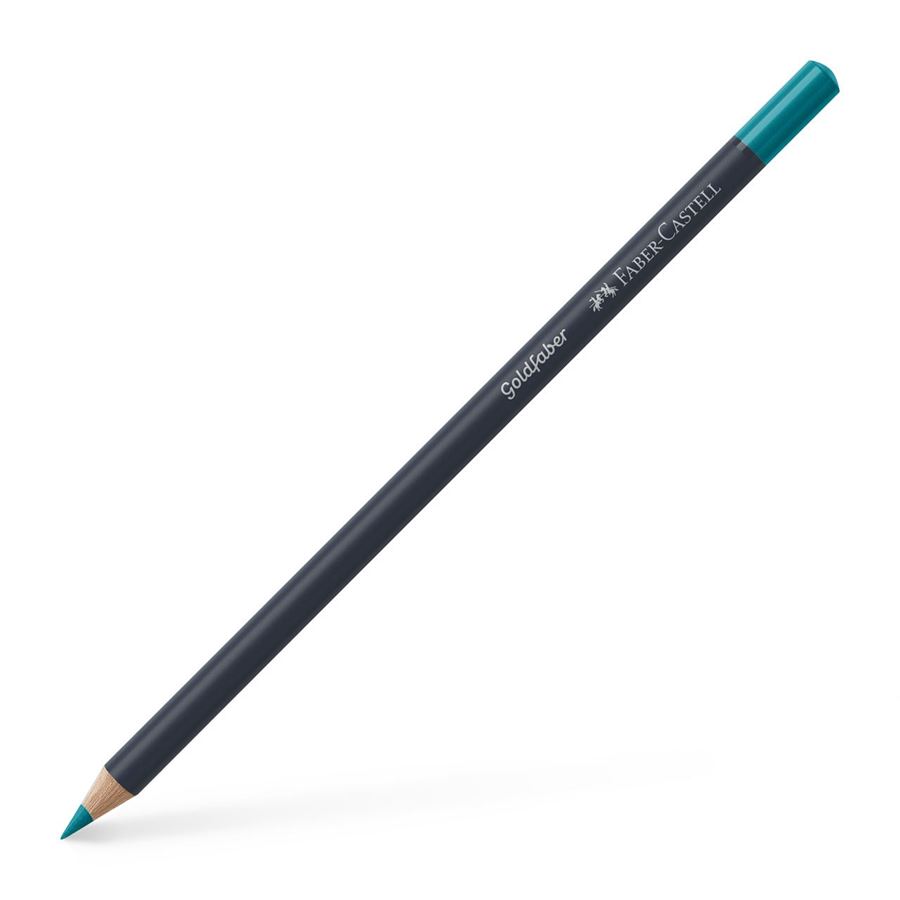 154 turquoise cobalt Crayon Goldfaber Aqua 154 turquoise cobalt clair FABER-CASTELL – Image 1