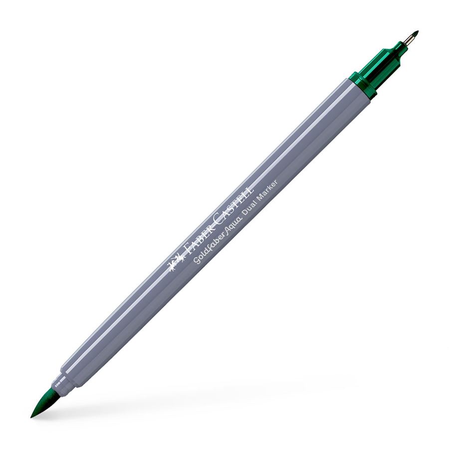 264 vert phthalo foncé Goldfaber Aqua Double Pointe 264 vert phthalo foncé FABER-CASTELL – Image 1