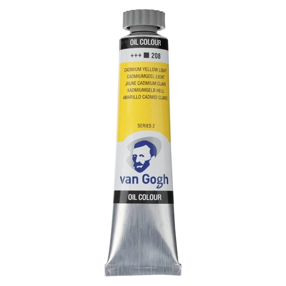 OIL 208 20ML Tube Peinture A l'huile 208 Jaune de Cadmium Clair de 20ML SERIES 2 VAN GOGH – Image 1