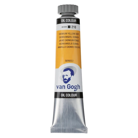 OIL 210 20ML Tube Peinture A l'huile 210 Jaune de Cadmium Foncé de 20ML SERIES 2 VAN GOGH – Image 1