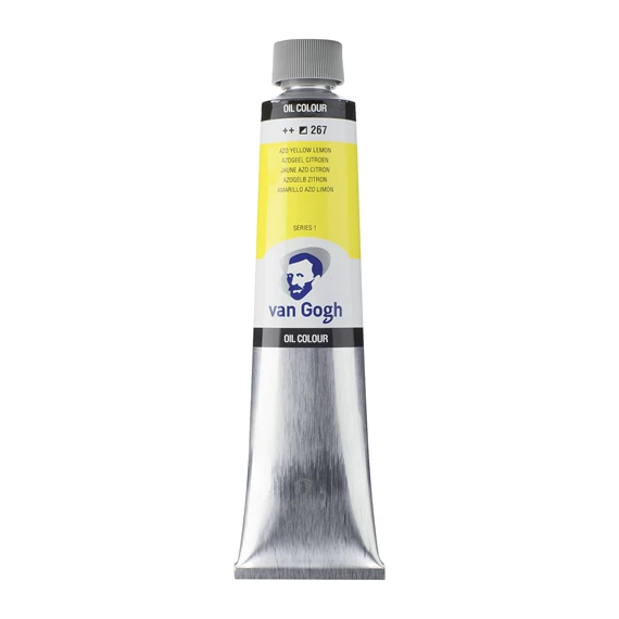 OIL 267 200ML Tube Peinture A l'huile 267 Jaune Azo Citron de 200 ML SERIES 1 VAN GOGH – Image 1