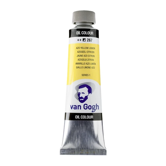 OIL 267 40 ML Tube Peinture A l'huile 267 Jaune Azo Citron de 40ML SERIES 1 VAN GOGH – Image 1