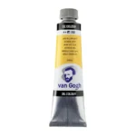 Tube Peinture A l'huile  268 Jaune Azo Clair de 40ML SERIES 1 VAN GOGH