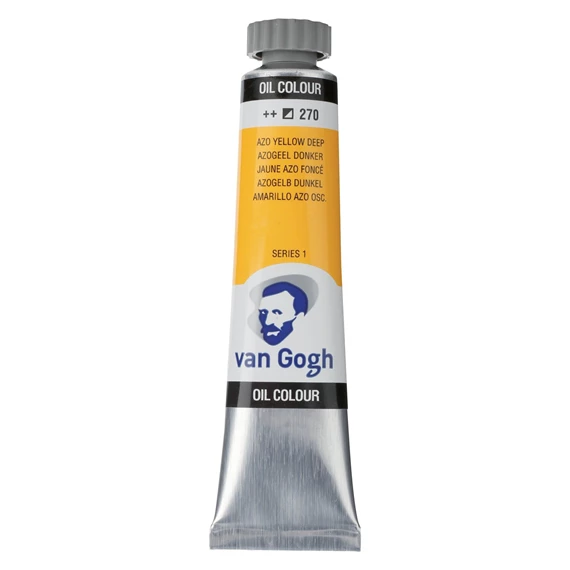 OIL 270 20ML Tube Peinture A l'huile 270 Jaune Azo Foncé de 20ML SERIES 1 VAN GOGH – Image 1