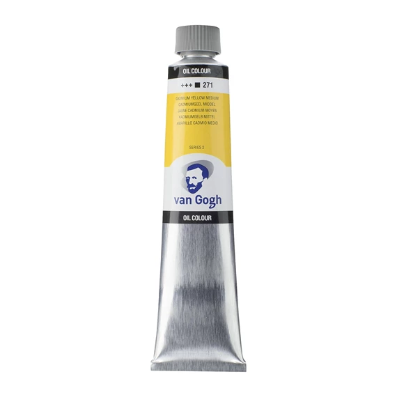 OIL 271 200ML Tube Peinture A l'huile 271 Jaune Cadmium Moyen de 200ML SERIES 2 VAN GOGH – Image 1