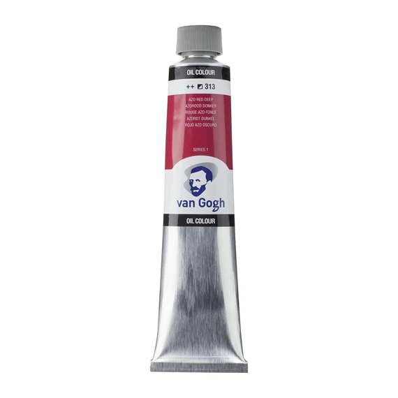 OIL 313 200ML Tube Peinture A l'huile 313 Rouge Azo Foncé de 200ML SERIES 1 VAN GOGH – Image 1