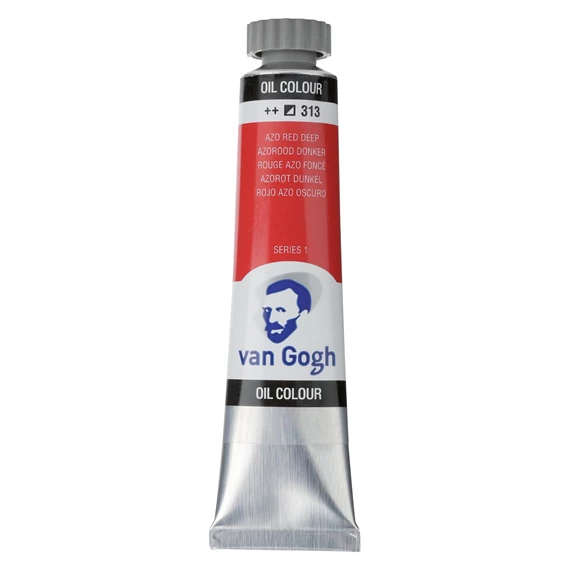 OIL 313 20ML Tube Peinture A l'huile 313 Rouge Azo Foncé de 20ML SERIES 1 VAN GOGH – Image 1