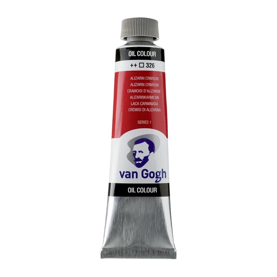 OIL 326 40 ML Tube Peinture A l'huile 326 Cramoisi d'Alizarine de 40ML SERIES 1 VAN GOGH – Image 1