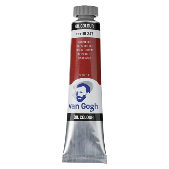 OIL 347 20ML Tube Peinture A l'huile 347 Rouge Indien de 20ML SERIES 2 VAN GOGH – Image 1