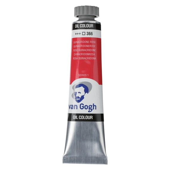 OIL 366 20ML Tube Peinture A l'huile 366 Rose Quinacridone de 20ML SERIES 1 VAN GOGH – Image 1