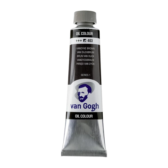OIL 403 40 ML Tube Peinture A l'huile 403 Brun Van Dyck de 40ML SERIES 1 VAN GOGH – Image 1