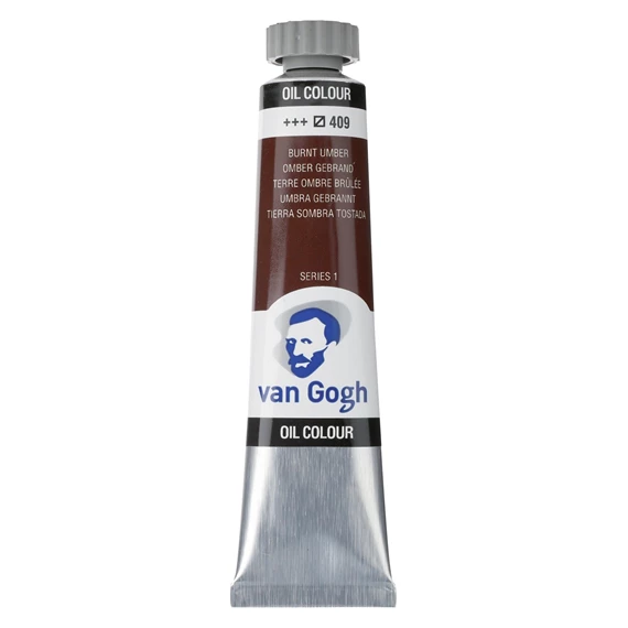 OIL 409 20ML Tube Peinture A l'huile 409 Terre d'Ombre Brûlée de 20ML SERIES 1 VAN GOGH – Image 1