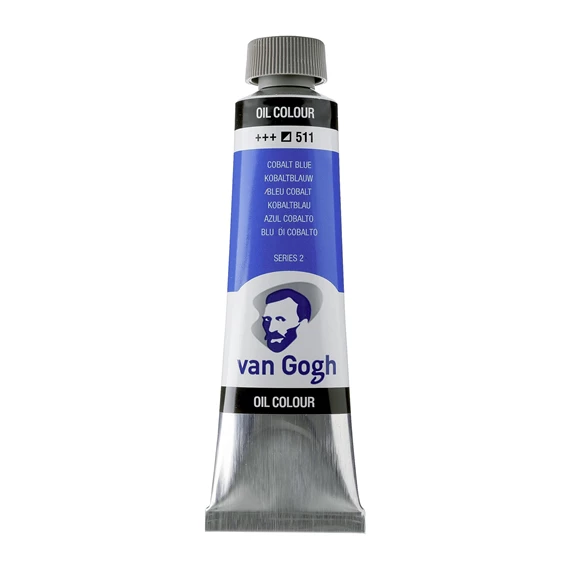 OIL 511 40 ML Tube Peinture A l'huile 511 Bleu de Cobalt de 40ML SERIES 2 VAN GOGH – Image 1