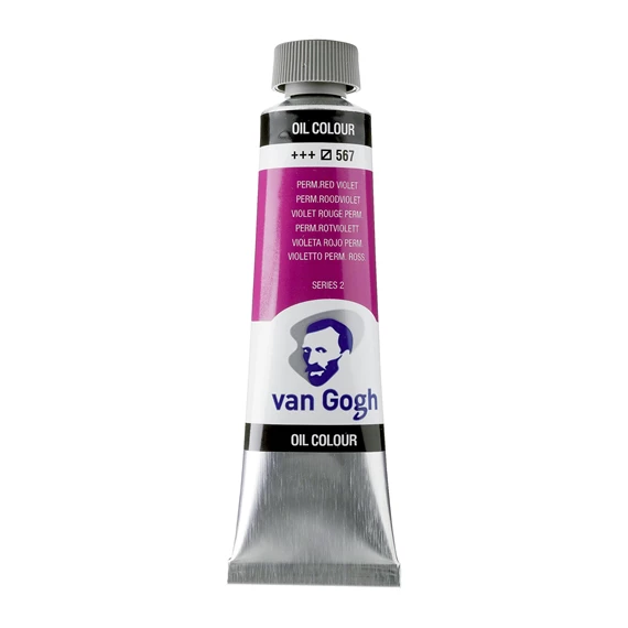 OIL 567 40 ML Tube Peinture A l'huile 567 Violet Rougeâtre Permanent de 40ML SERIES 2 VAN GOGH – Image 1