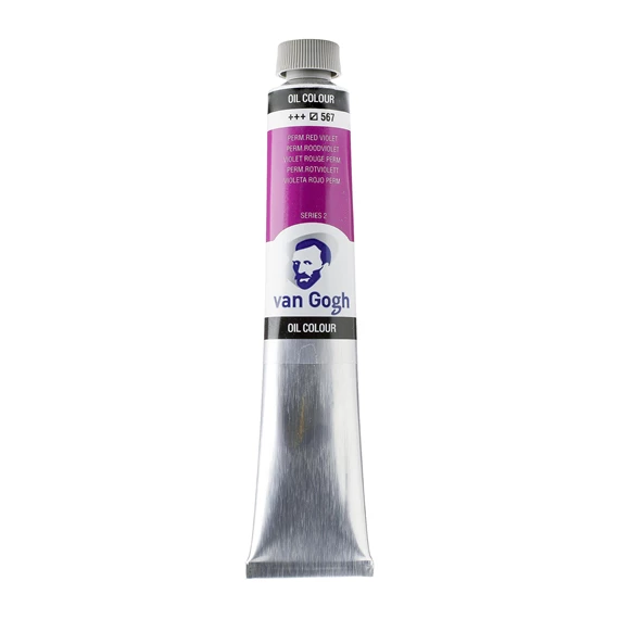 OIL 567 60 ML Tube Peinture A l'huile 567 Violet Rougeâtre Permanent de 60ML SERIES 2 VAN GOGH – Image 1