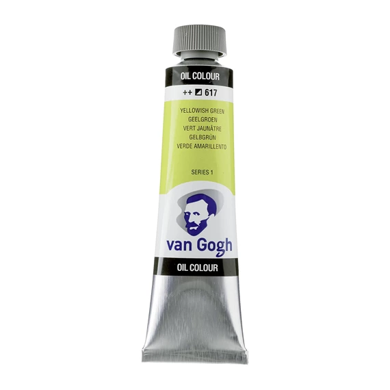 OIL 617 40 ML Tube Peinture A l'huile 617 Vert Jaunâtre de 40ML SERIES 1 VAN GOGH – Image 1