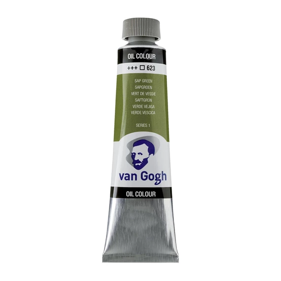 OIL 623 40 ML Tube Peinture A l'huile 623 Vert de Vessie de 40ML SERIES 1 VAN GOGH – Image 1