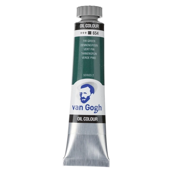 OIL 654 20ML Tube Peinture A l'huile 654 Vert Pin de 20ML SERIES 2 VAN GOGH – Image 1