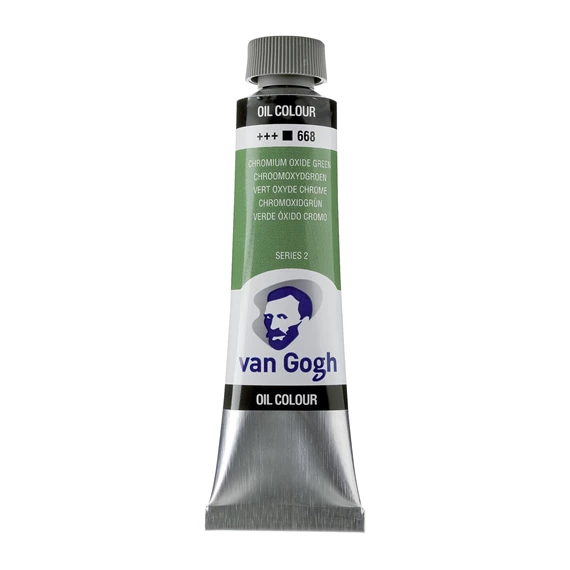 OIL 668 40 ML Tube Peinture A l'huile 668 Vert Oxyde de Chrome de 40ML SERIES 2 VAN GOGH – Image 1
