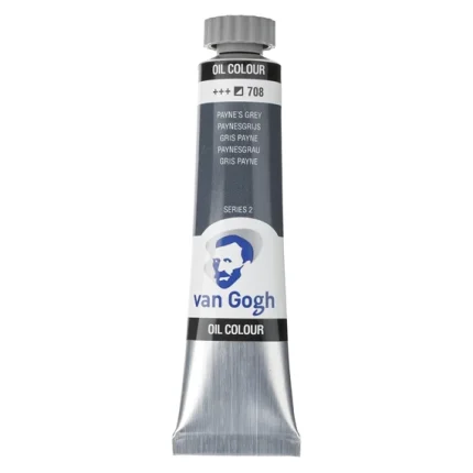 Tube Peinture A l'huile  708 Gris de Payne de 20ML SERIES 2 VAN GOGH