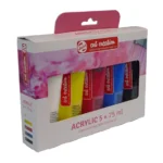 Boite de Acrylique 5 Tube 75 ML TALENS