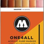 Pochette de 6 Marqueur Acrylique Character SET 2MM ONE4ALL MOLOTOW