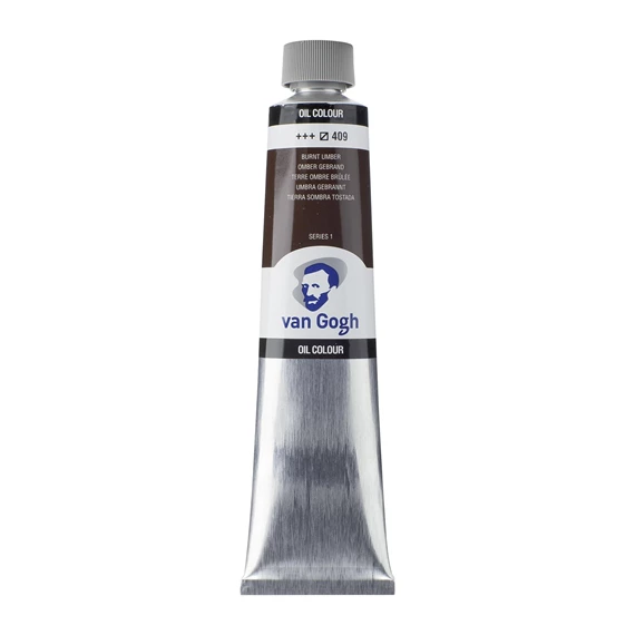 oil 409 van gogh Tube Peinture A l'huile 409 Terre d'Ombre Brûlée de 200ML SERIES 1 VAN GOGH – Image 1
