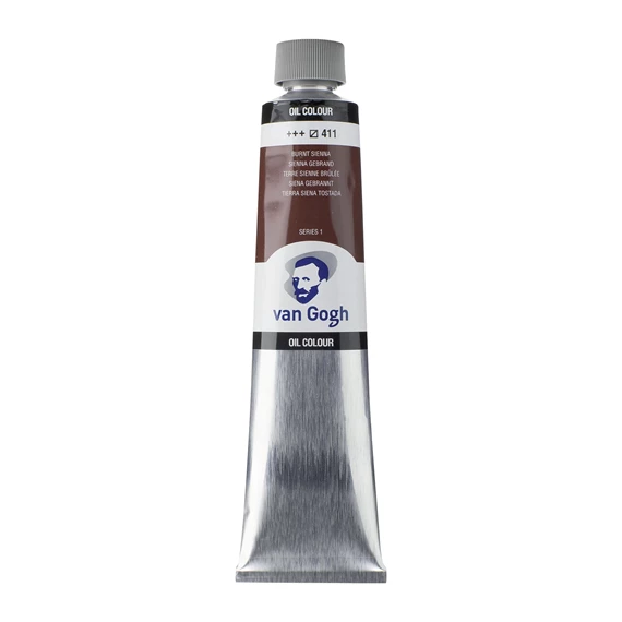 oil 411 van gogh Tube Peinture A l'huile 411de Terre de Sienne Brûlée 200ML SERIES 1 VAN GOGH – Image 1