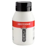 Acrylique Pot 1000 ML Blanc de Titane 105 AMSTERDAM