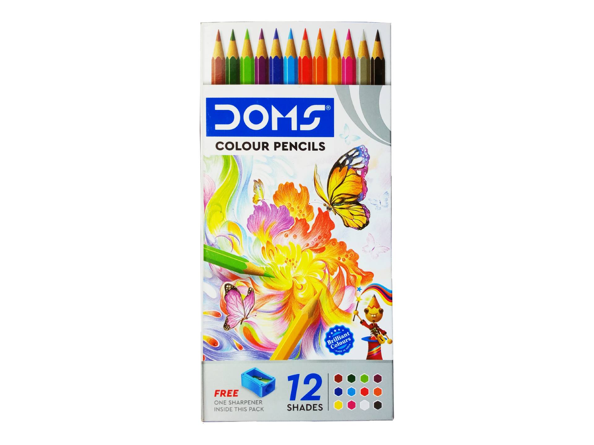 111 Pochette Crayons de 12 couleur DOMS – Image 1