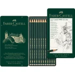 Boîte Crayons Graphite Castell 9000 Art Set de 12 FABER-CASTELL – Image 2